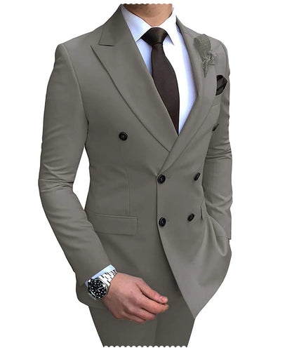 Classic Double Breasted 2-Piece Suit