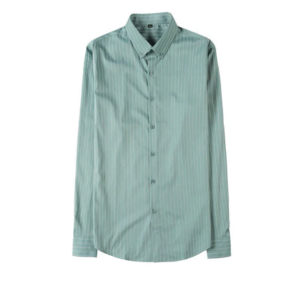 Silky Striped Dress Shirt