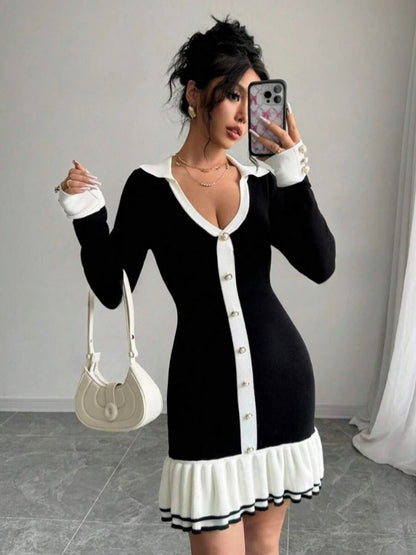 Parisienne Knit Mini Dress