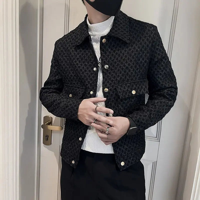 Textured Knit Street Jacket