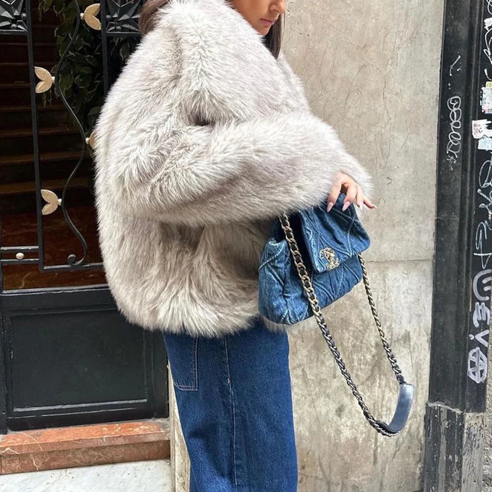 Faux Fur Coat