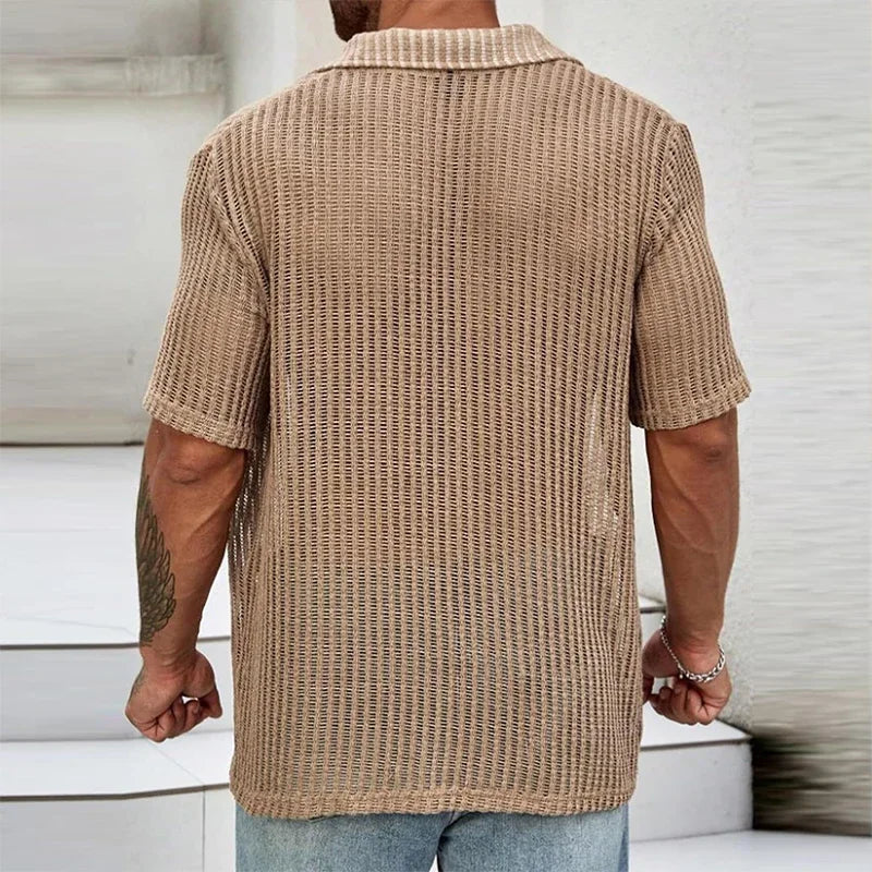 Breezy Knit Beach Shirt