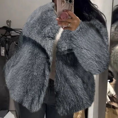 Faux Fur Coat