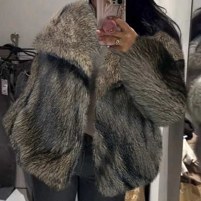 Faux Fur Coat