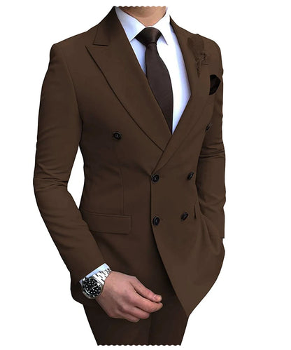 Classic Double Breasted 2-Piece Suit