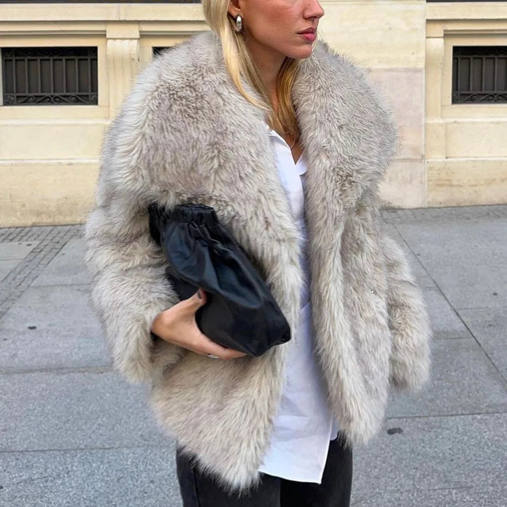 Faux Fur Coat