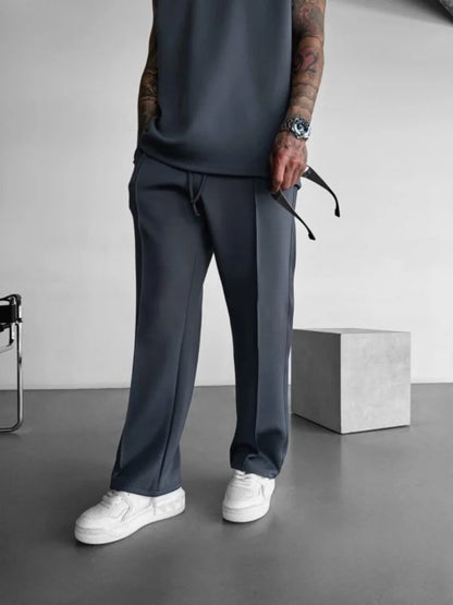 Pleated Drawstring Pants